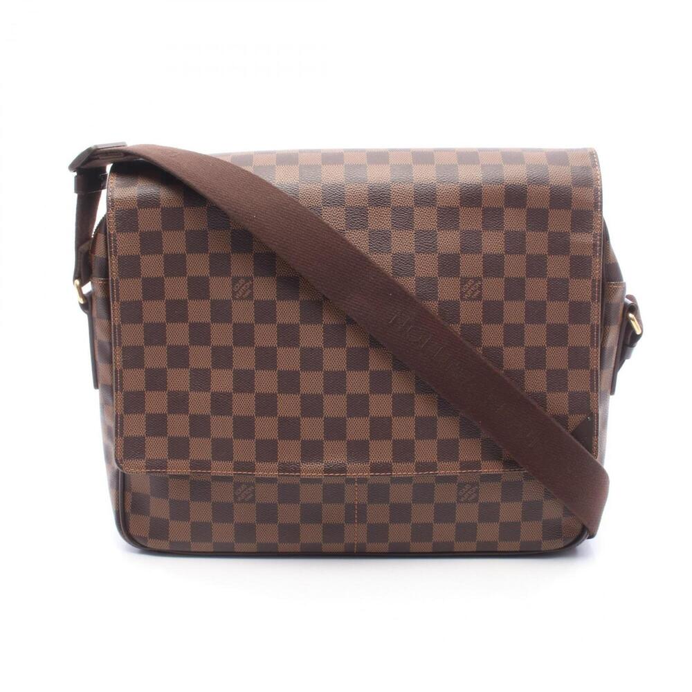 Louis Vuitton Shelton GM Damier Ebene Shoulder Bag/Handbag, Coated Canvas and...